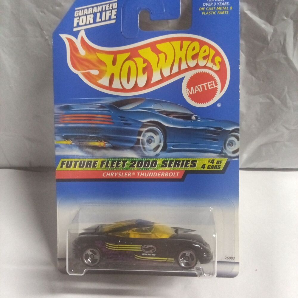 1998 HOT WHEELS® FUTURE FLEET 2000 SERIES #4 OF 4 CARS CHRYSLER® THUNDERBOLT
